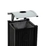 Ovata-600 Outdoor Trash Can – view 2