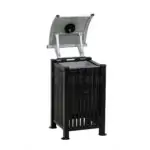 Ovata-600 Outdoor Trash Can – view 3