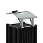 Ovata-600 Outdoor Trash Can – view 4