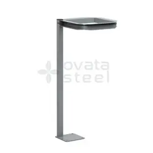 Ovata-605 Dış Mekan Metal Poşet Takılır Çöp Kovası