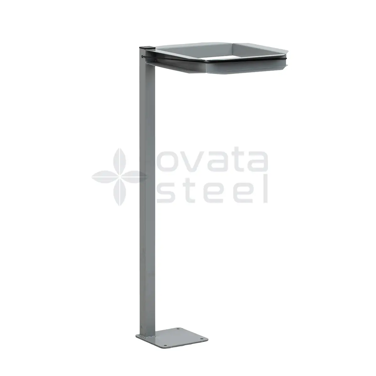 Ovata-605 Dış Mekan Metal Poşet Takılır Çöp Kovası