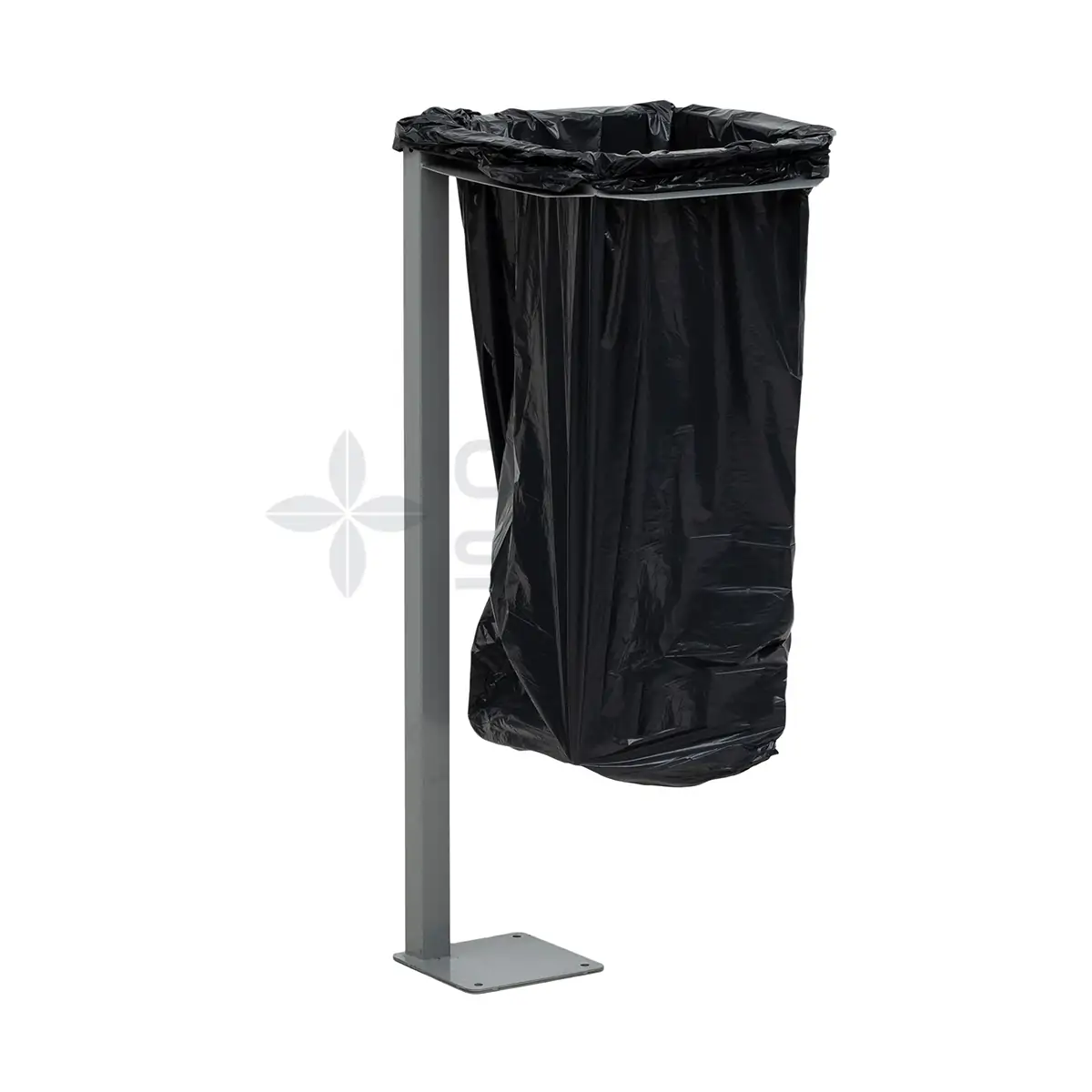 Ovata-605 Dış Mekan Metal Poşet Takılır Çöp Kovası
