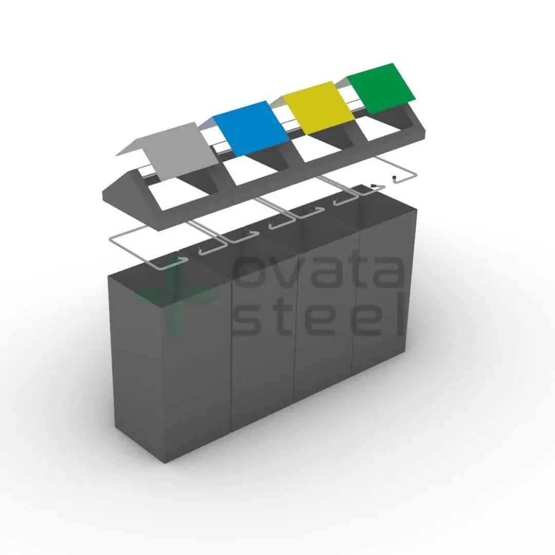 Ovata-424 Metal Sıfır Atık Ünitesi