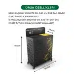 Ovata-420 2'li Geri Dönüşüm Çöp Kutusu