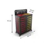 Ovata-421 2-Compartment Recycling Bin – view 2