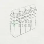 Ovata-424 Metal Sıfır Atık Ünitesi