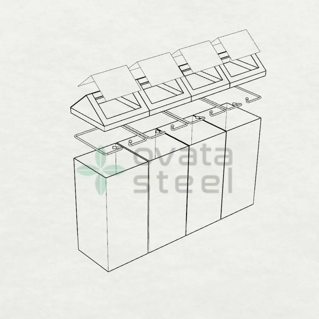 Ovata-424 Metal Sıfır Atık Ünitesi