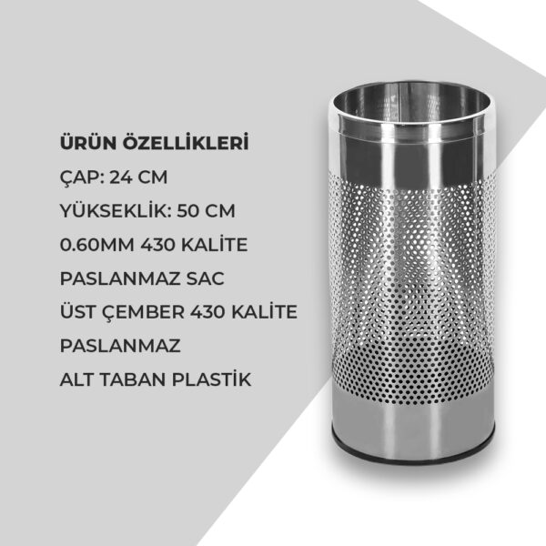 metal delikli şemsiyelik paslanmaz şemsiyelik