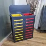 Ovata-421 2-Compartment Recycling Bin – view 4