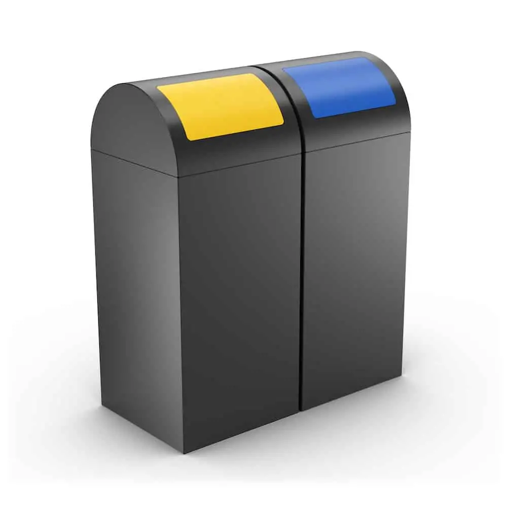 Ovata-427 2-Compartment Recycling Bin
