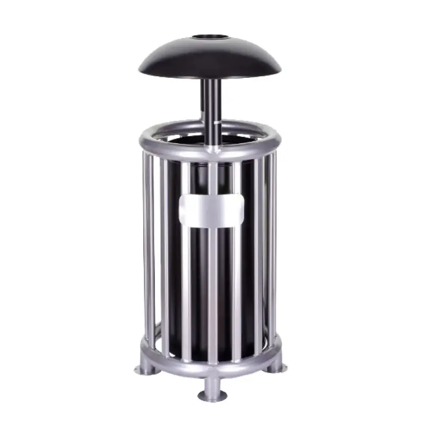 Ovata-601 Dış Mekan Küllüklü Çöp Kovası