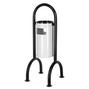 Ovata-604 Dış Mekan Metal Çöp Kovası