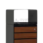 Ovata-617 Ahşaplı Dış Mekan Çöp Kovası