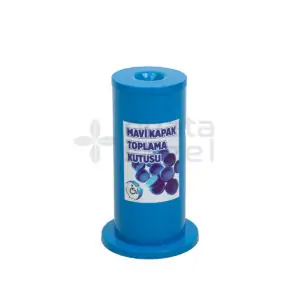 Ovata-903 Blue Lid Waste Bin