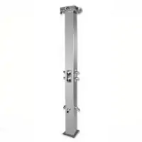 Ovata-1107 Stainless Steel 3-way Square Timer-Foot Wash Pool/Coastal Shower Tower
