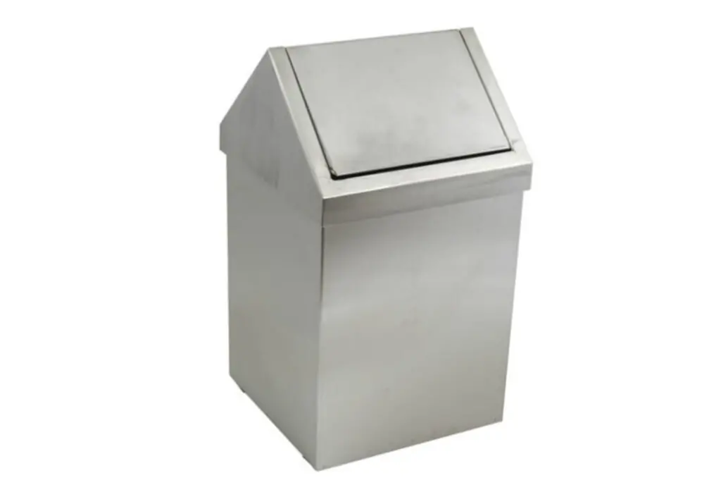 Ovata 1414 80 Litre Çatı Kapak Sallanır Çöp Kovası