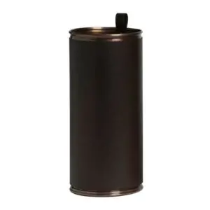 Ovata-1050 Deri Kaplı Siyah Renk Metal Şemsiyelik