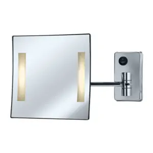 Ovata 6640 Kare Ledli Mafsallı Makyaj Aynası