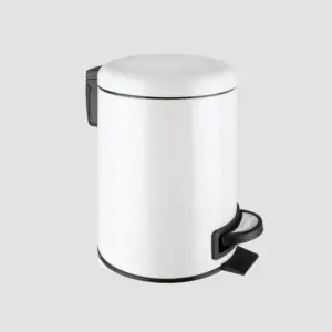 Ovata 7081 Pedallı Çöp Kovası (Beyaz)