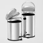 Ovata 7074 Pedallı Çöp Kovası - Yavaş Kapanan (3 Litre)