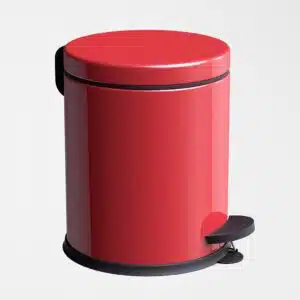 Ovata 7087 Pedallı Çöp Kovası (Kırmızı)