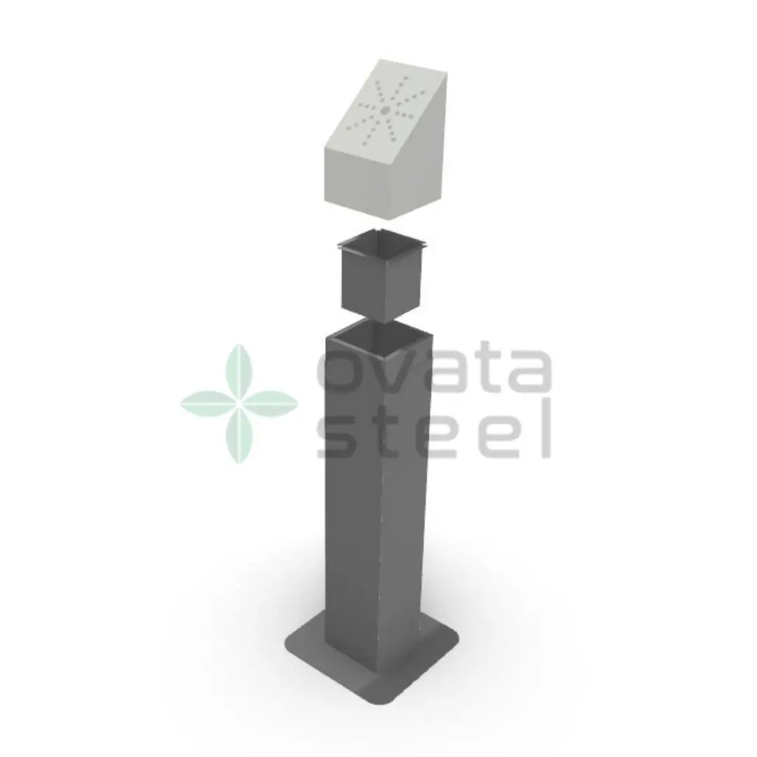 Ovata-200 Kare Ayaklı Küllük – görsel 6