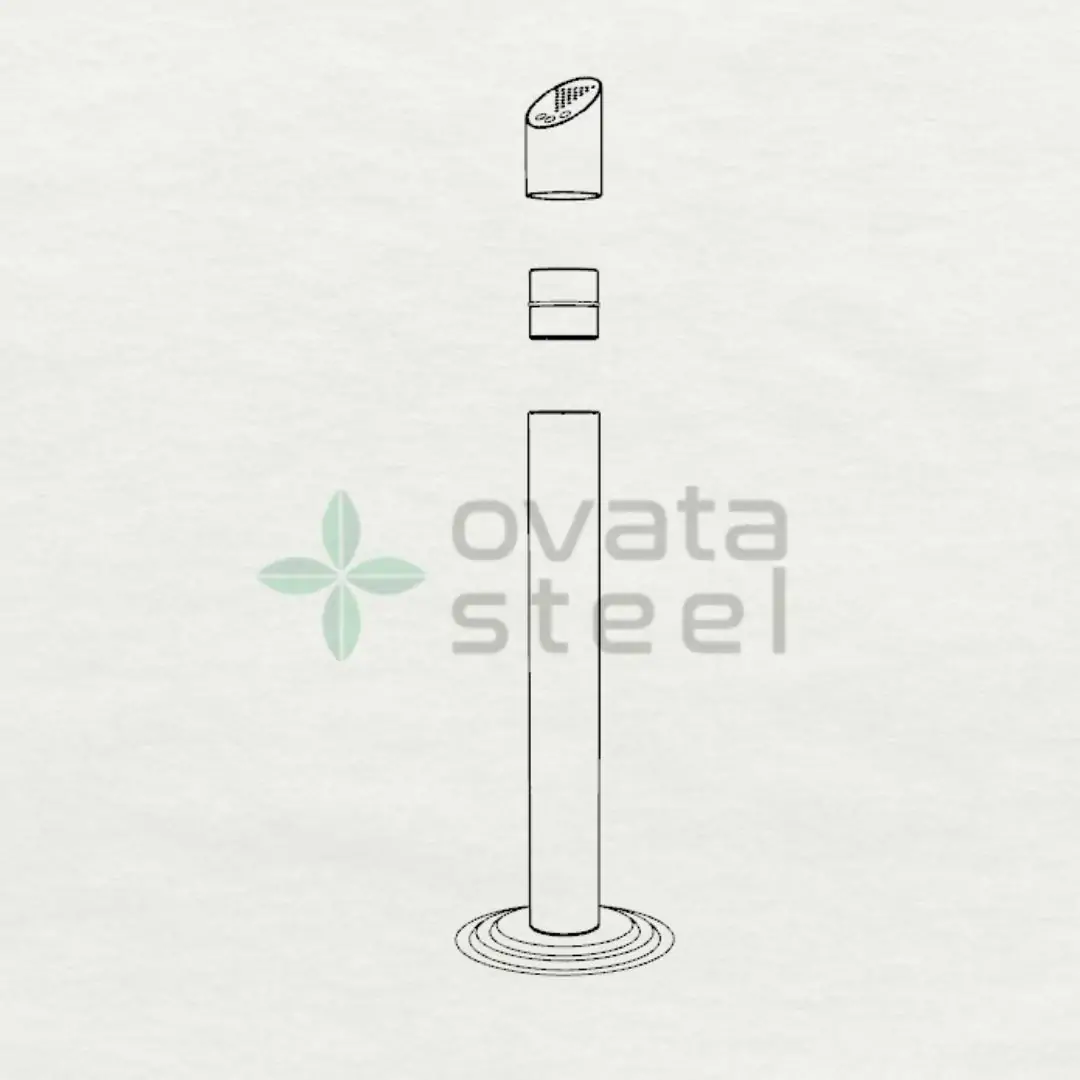 Ovata-221 Boyalı Oval Ayaklı Küllük – görsel 8