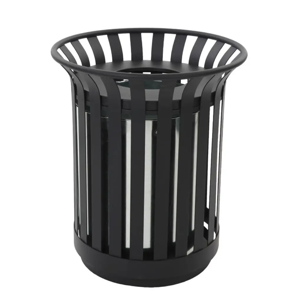 Ovata-607 Outdoor Cage Metal Trash Can