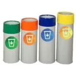 Ovata-409 3-Compartment Recycling Bin