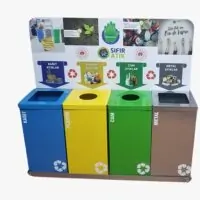 Ovata-413 4'lü Sıfır Atık Ünitesi