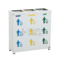 Metal Zero Waste Bins Recycling Dustbin Prices 01437