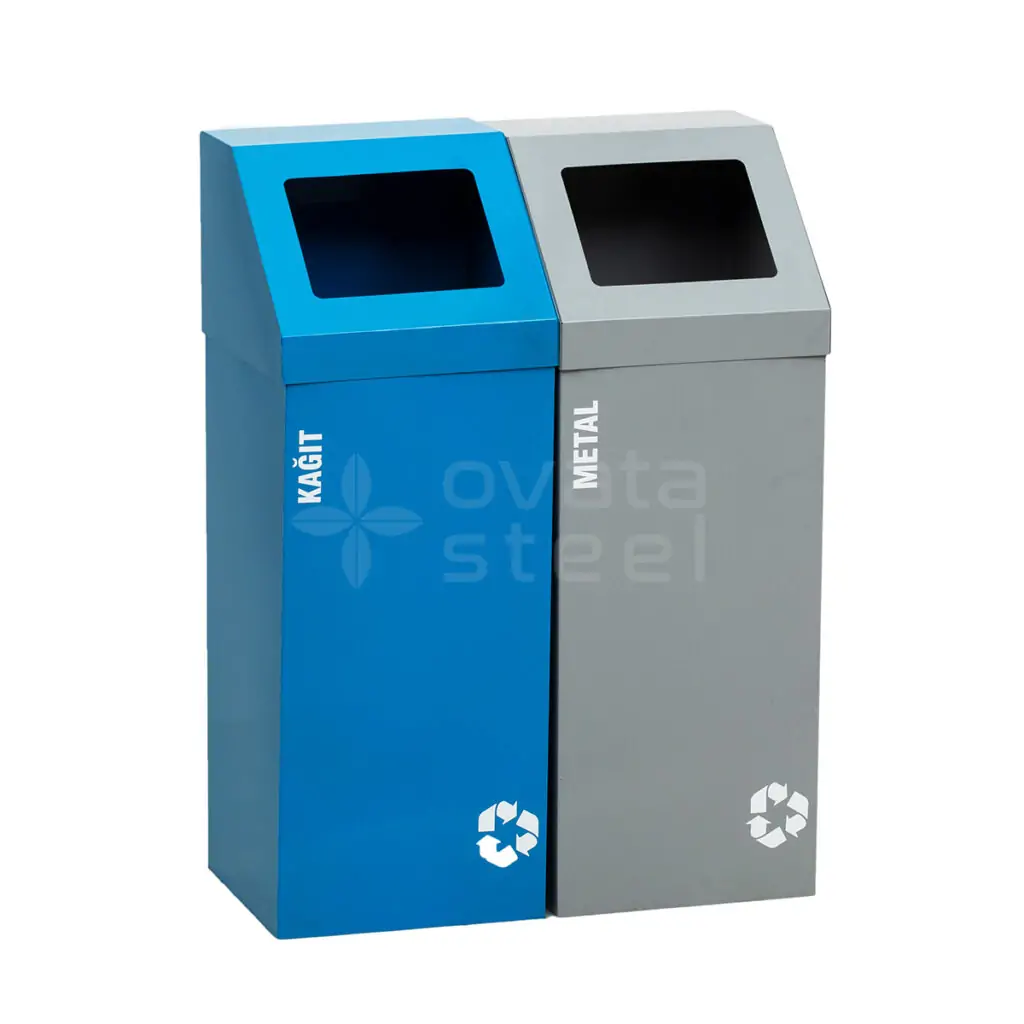 Ovata-447 2-Compartment Recycling Bin