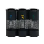 Ovata-449 3-Compartment Recycling Bin