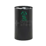 Ovata-451 3-Compartment Powder-Coated Recycling Bin