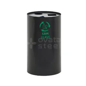 Ovata-451 Boyalı 3'lü Sıfır Atık Ünitesi
