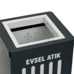 Ovata-439 Single-Compartment Recycling Bin – view 2