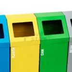 Ovata-445 4-Compartment Recycling Bin – view 2