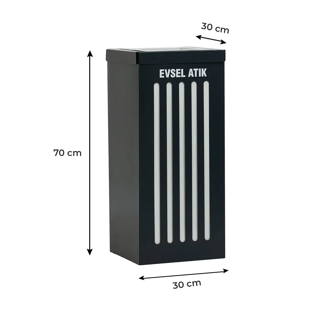 Ovata-439 Single-Compartment Recycling Bin – view 3