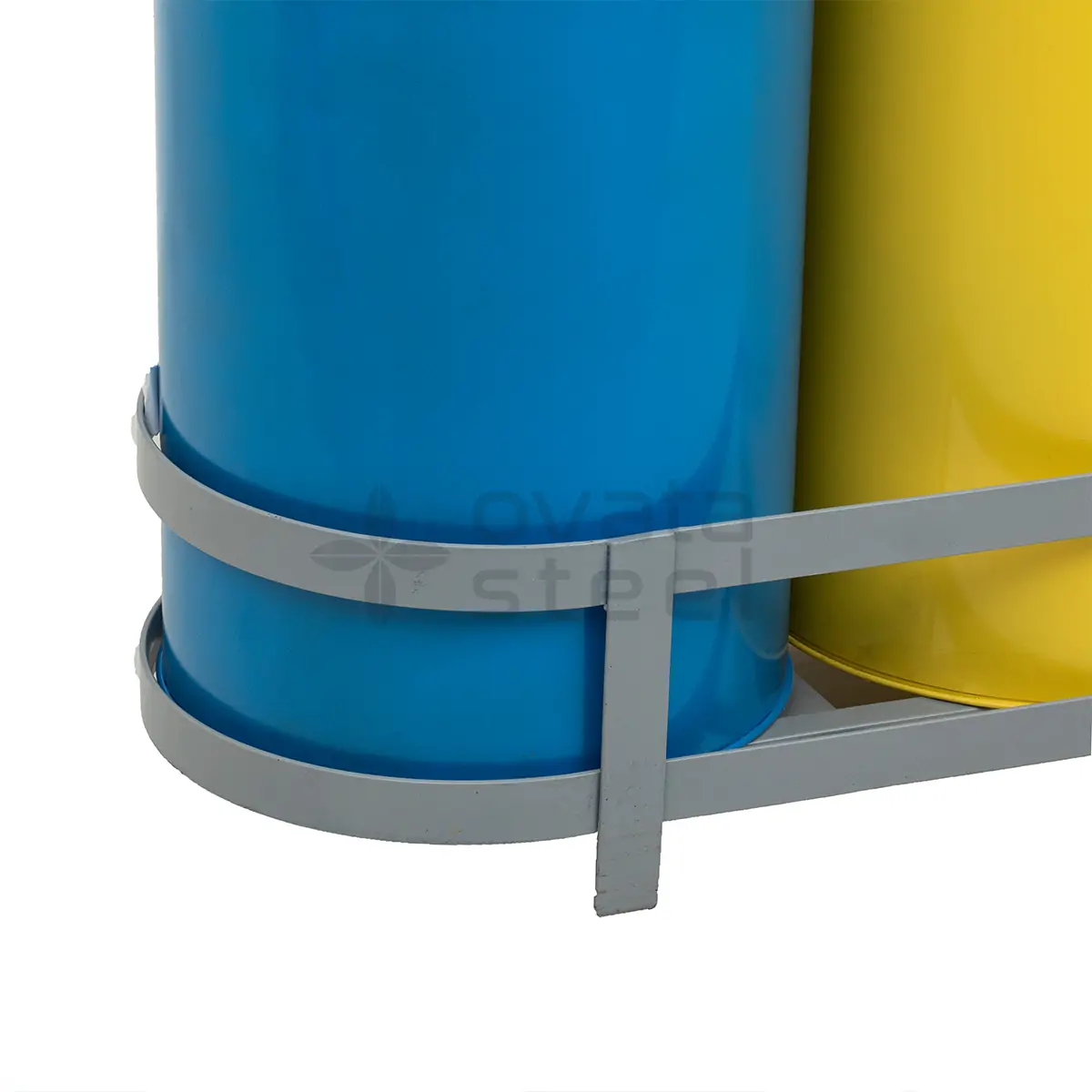 Ovata-453 3-Compartment Recycling Bin – view 3
