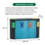 Ovata-443 4'lü Sıfır Atık Ünitesi