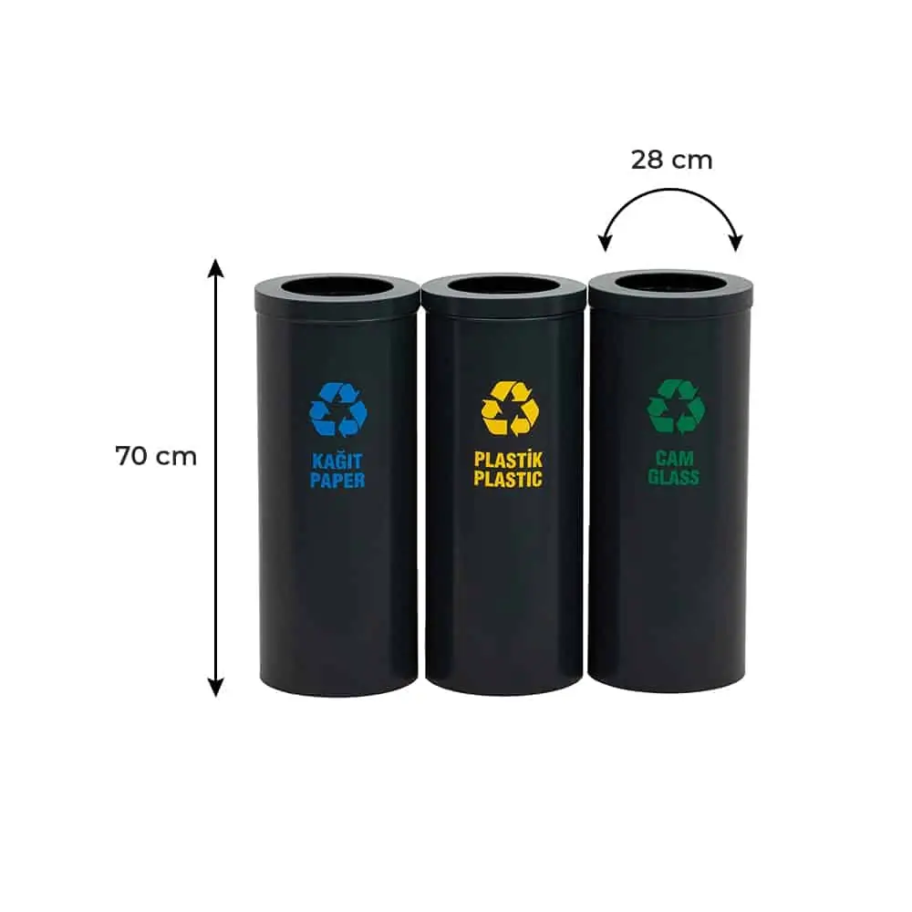 Ovata-450 3'lü Sıfır Atık Ünitesi