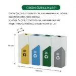 Ovata-440 4-Compartment Recycling Bin – view 6