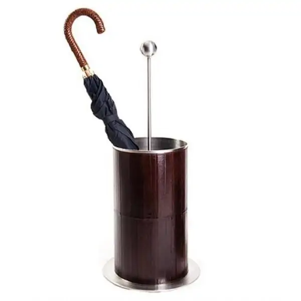 umbrella-holders 01104 Ovata-104 Leather Umbrella Stand