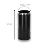 Ovata-102 Metal Siyah Boyalı Şemsiyelik