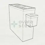 Ovata-438 3'lü Sıfır Atık Ünitesi + Pil Kutusu