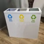 Ovata-438 3'lü Sıfır Atık Ünitesi + Pil Kutusu