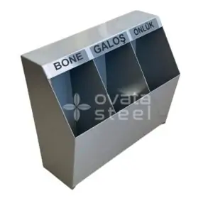Ovata 1900 Galoş/Bone/Maske Dolabı 3'lü