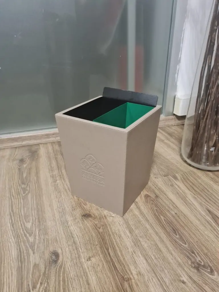 Ovata-310 Deri Kaplı Çöp Kovası