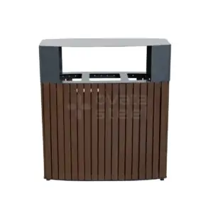 Ovata-474 3'lü Ahşap Sıfır Atık Kutusu
