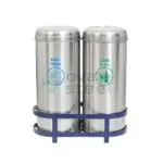 Ovata-502 2'li Paslanmaz Sıfır Atık Kutusu (Hazneli)